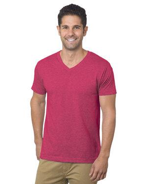 Bayside BA5025 - Unisex 4.2 oz., Fine Jersey V-Neck T-Shirt