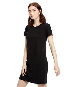 US Blanks US401 - Ladies Cotton T-Shirt Dress Negro