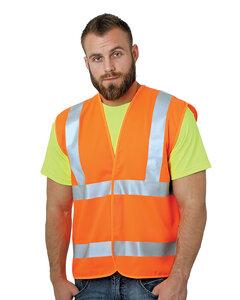 Bayside BA3789 - Unisex ANSI Economy Vest Bright Orange
