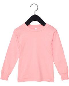 Bella+Canvas 3501T - Youth Toddler Jersey Long Sleeve T-Shirt Rosa