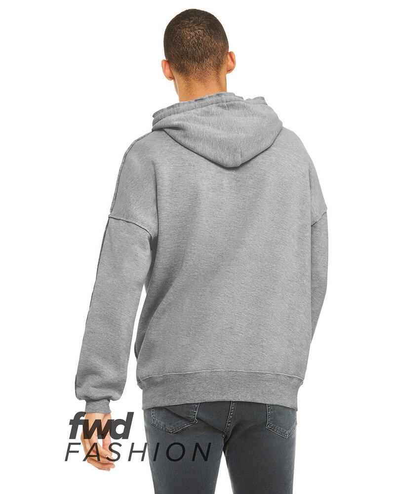 Bella+Canvas 3742C - FWD Fashion Unisex Raw Seam Hooded Sweatshirt