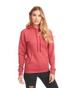 Next Level 9302 - Unisex Classic PCH  Pullover Hooded Sweatshirt Heather Cardenal