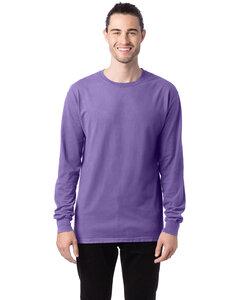 ComfortWash by Hanes GDH200 - Unisex Garment-Dyed Long-Sleeve T-Shirt Lavanda