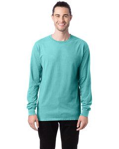 ComfortWash by Hanes GDH200 - Unisex Garment-Dyed Long-Sleeve T-Shirt Menta