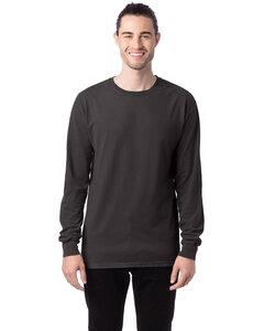 ComfortWash by Hanes GDH200 - Unisex Garment-Dyed Long-Sleeve T-Shirt New Railroad