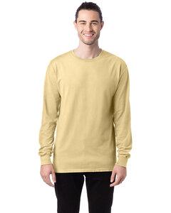 ComfortWash by Hanes GDH200 - Unisex Garment-Dyed Long-Sleeve T-Shirt Summer Sqsh Ylw