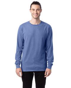 ComfortWash by Hanes GDH200 - Unisex Garment-Dyed Long-Sleeve T-Shirt Frontier Blue