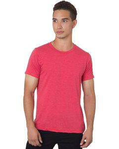 Bayside BA9510 - Unisex Fine Jersey T-Shirt Heather Red