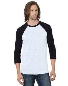 Bayside BA9525 - Unisex 3/4 Sleeve Raglan T-Shirt