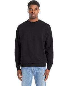 Hanes RS160 - Adult Perfect Sweats Crewneck Sweatshirt Negro
