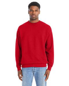 Hanes RS160 - Adult Perfect Sweats Crewneck Sweatshirt Athletic Red