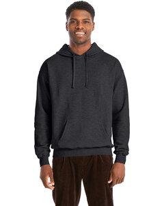 Hanes RS170 - Adult Perfect Sweats Pullover Hooded Sweatshirt Carbón de leña Heather