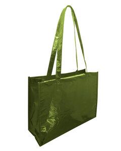 Liberty Bags A134M - Metallic Deluxe Tote Jr Lime Green
