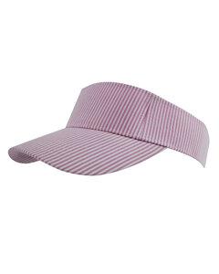 Fahrenheit F302 - Lightweight Cotton Searsucker Hat Blanco / Rosa