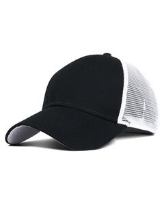 Fahrenheit F390 - Cotton Trucker Hat Negro / Blanco