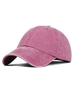 Fahrenheit F470 - Promotional Pigment Dyed Washed Cotton Cap Nantucket Red