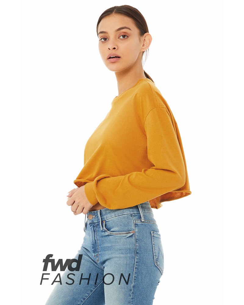 Bella+Canvas 6501B - FWD Fashion Ladies Cropped Long-Sleeve T-Shirt