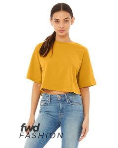 Bella+Canvas 6482 - FWD Fashion Ladies Jersey Cropped T-Shirt Mostaza