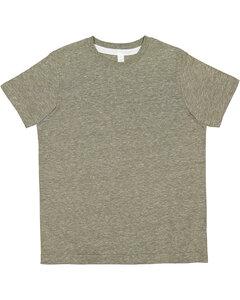 LAT 6191 - Youth Harborside Melange Jersey T-Shirt Miltry Grn Mlnge