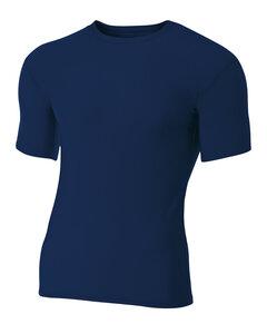 A4 NB3130 - Youth Short Sleeve Compression T-Shirt Marina