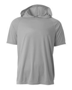 A4 N3408 - Men's Cooling Performance Hooded T-shirt Plata