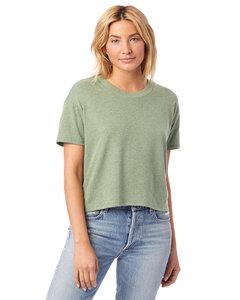 Alternative Apparel 5114BP - Ladies Headliner Cropped T-Shirt Vintage Pine