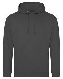 Just Hoods By AWDis JHA001 - Men's 80/20 Midweight College Hooded Sweatshirt Steel Grey