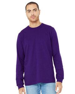 Bella+Canvas 3501 - Men’s Jersey Long-Sleeve T-Shirt Team Purple