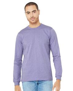 Bella+Canvas 3501 - Men’s Jersey Long-Sleeve T-Shirt Dark Lavender