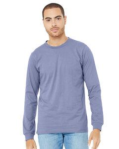 Bella+Canvas 3501 - Men’s Jersey Long-Sleeve T-Shirt Lavender Blue
