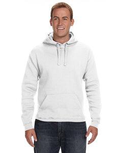 J. America 8824 - Premium Hooded Sweatshirt Blanco