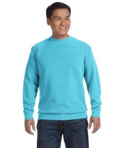 Comfort Colors 1566 - Buzo de prenda teñida de cuello redondo Lagoon Blue