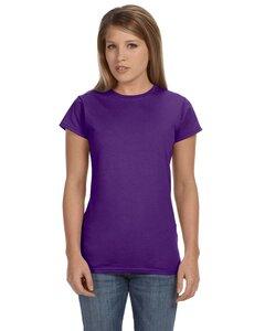 Gildan G640L - Softstyle® Ladies 4.5 oz. Junior Fit T-Shirt Púrpura