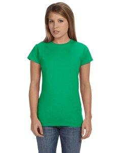 Gildan G640L - Softstyle® Ladies 4.5 oz. Junior Fit T-Shirt Irlanda Verde