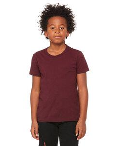 Bella+Canvas 3001Y - Youth Jersey Short-Sleeve T-Shirt Granate