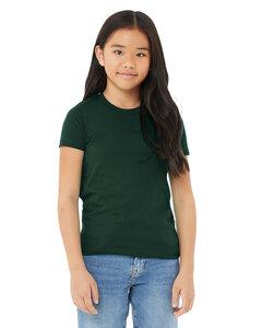 Bella+Canvas 3001Y - Youth Jersey Short-Sleeve T-Shirt Verde bosque
