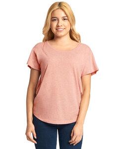 Next Level Apparel 6760 - Ladies Triblend Dolman T-Shirt Desert Pink