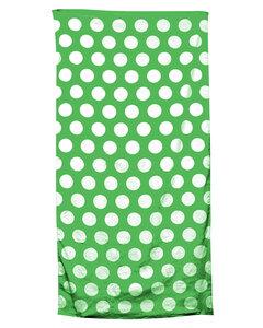 Carmel Towel Company C3060 - Velour Beach Towel Kelly Polka Dot