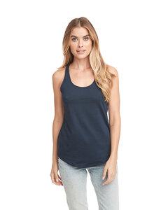 Next Level Apparel 6933 - Ladies French Terry Racerback Tank Midnight Navy
