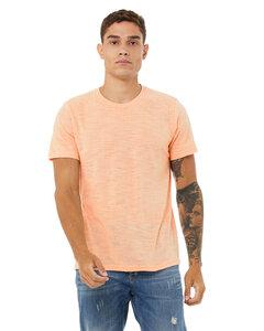 Bella+Canvas 3650 - Unisex Poly-Cotton Short-Sleeve T-Shirt Peach Slub