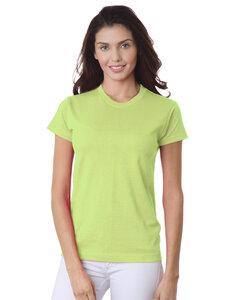Bayside 3325 - Ladies' USA-Made Short Sleeve T-Shirt Lime Green