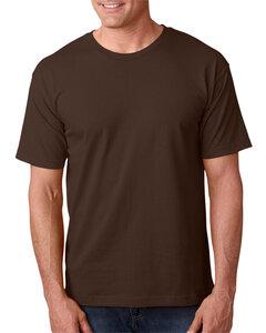 Bayside 5040 - USA-Made 100% Cotton Short Sleeve T-Shirt Chocolate