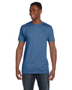 Hanes 4980 - Ringspun Nano-T® T-Shirt Heather Blue