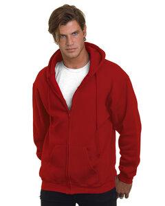 Bayside 900 - USA-Made Full-Zip Hooded Sweatshirt Cardinal
