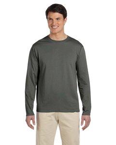 Gildan G644 - Softstyle® 4.5 oz. Long-Sleeve T-Shirt Verde Militar