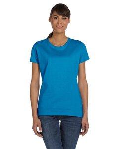 Fruit of the Loom L3930R - Ladies' Heavy Cotton HD™ Short Sleeve T-Shirt Pacific Blue