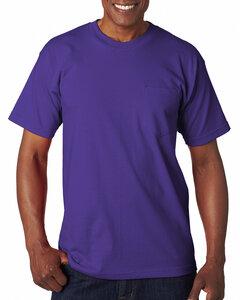 Bayside 7100 - USA-Made Short Sleeve T-Shirt with a Pocket Púrpura
