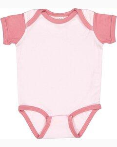 Rabbit Skins 4400 - Infant Baby Rib Bodysuit Blrna/Mauvelous