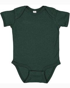 Rabbit Skins 4400 - Infant Baby Rib Bodysuit Verde bosque