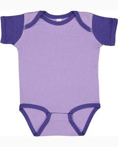 Rabbit Skins 4400 - Infant Baby Rib Bodysuit Lavender/Purple